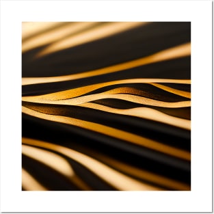 GOLD AND LINES Posters and Art